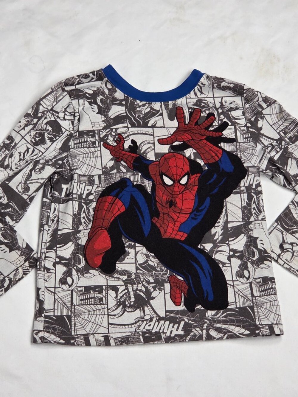 Disney Store Marvel Spider-Man 2 PC Long Sleeve Pajama Set Boy Size 5/6